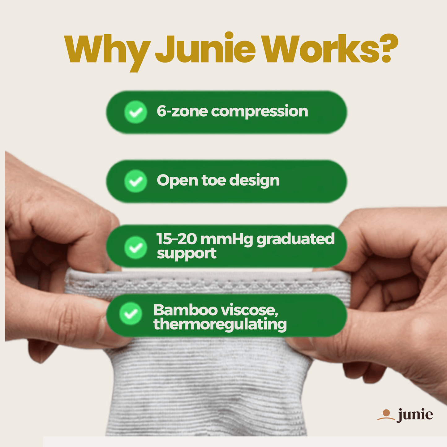 Junie Anti-Fatigue Foot Sleeves